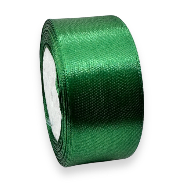 Rola Satin 4cm verde smarald